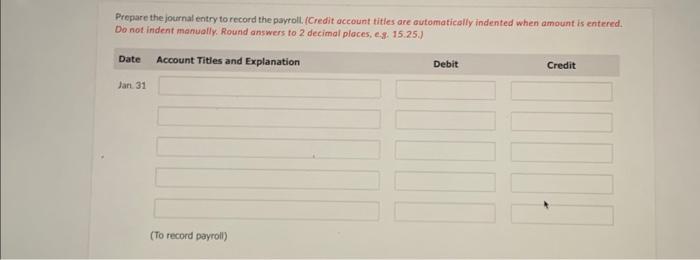 of 1.45% on all salaries and wages. Prepare the payroll register for