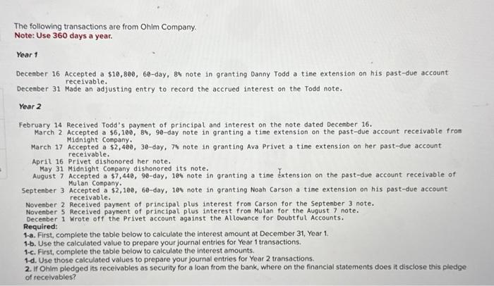  Journal entry worksheet Accepted a $2,100,60-day, 10% note in granting Noah