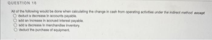 cash flows, which of the following sections includes the purchase and sale