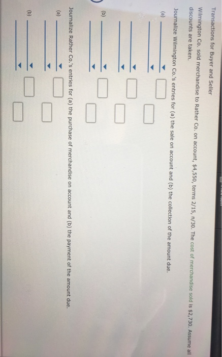 paid in full settlement of each of two involces (a) and (b),