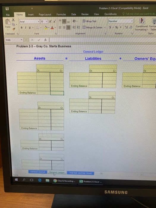 workbook that you used in the last chapter entitled "02-Gray Co". If