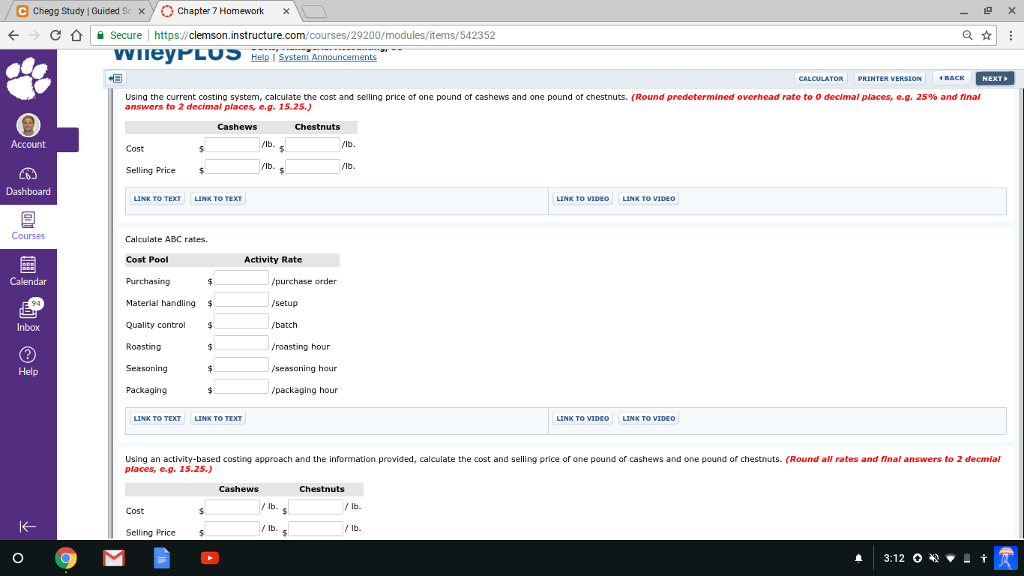 secure | https://clemson.instructure.com/courses/29200/modules/items/542352 Swifty's Nut House is a processor and distributor of