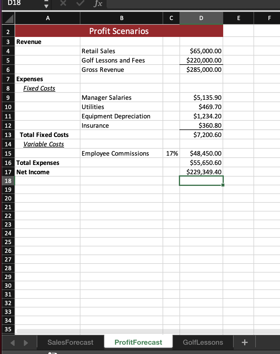 the input values needed to achieve a goal or objective. Goal Seek
