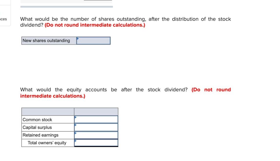 to that for a cash dividend). 10 points Market Value Balance Sheet