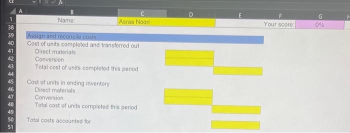 method of process costing. It had 30,000 units in boginning inventory, which