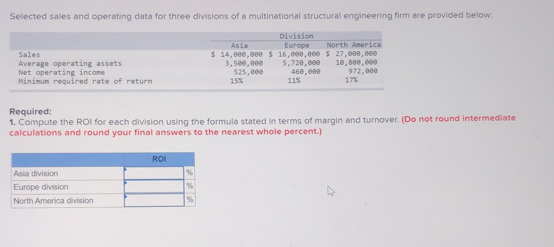  please help for all 4! Selected sales and operating data for