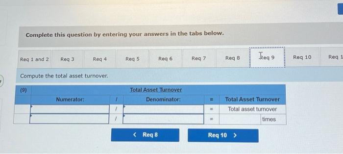 the tabs below. Compute the debt-to-equity ratio. Complete this question by entering