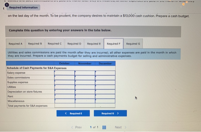 following tasks: Problem 14-23 Part 1 Required a. October sales are estimated