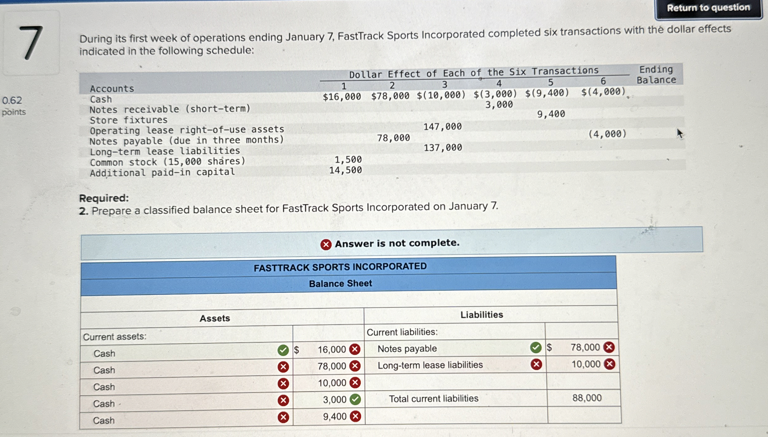  Return to question During its first week of operations ending January