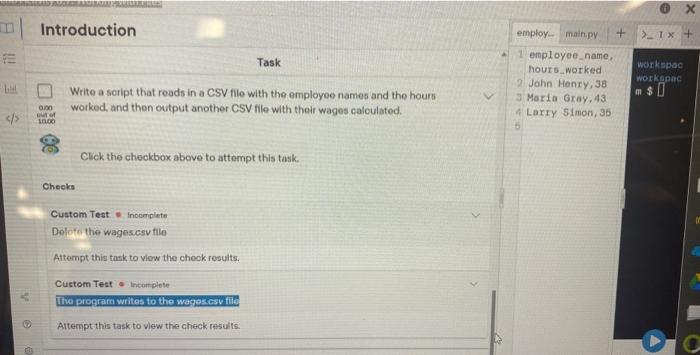 workod, and then output another CSV rilo with their calculatod with the