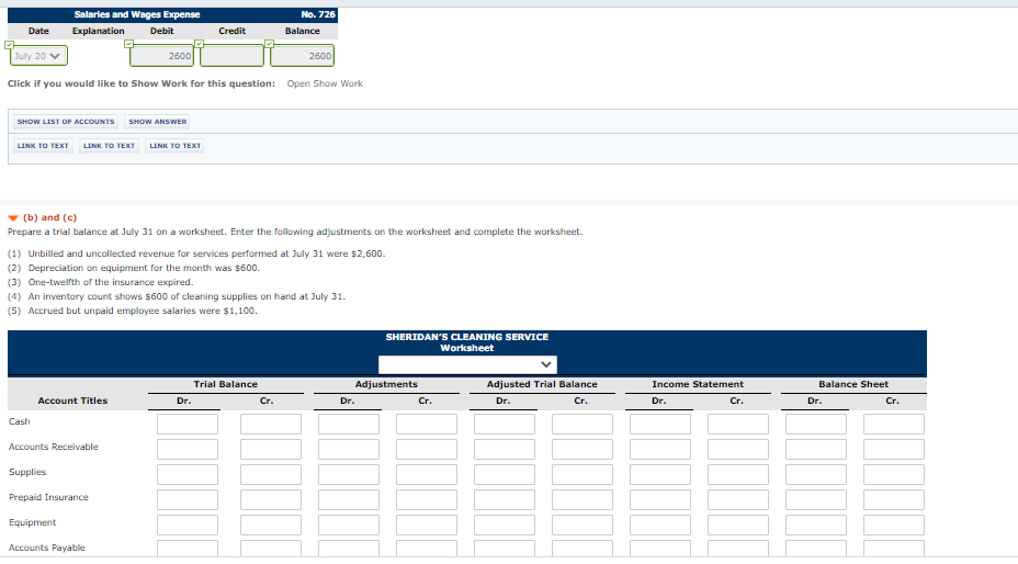 $4,100 cash and the balance on account. 3 Purchased cleaning supplies for