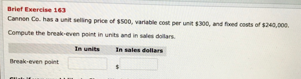 Variable Costs Unit Contribution Margin Contribution Margin Ratio 1. $300 $165 2.