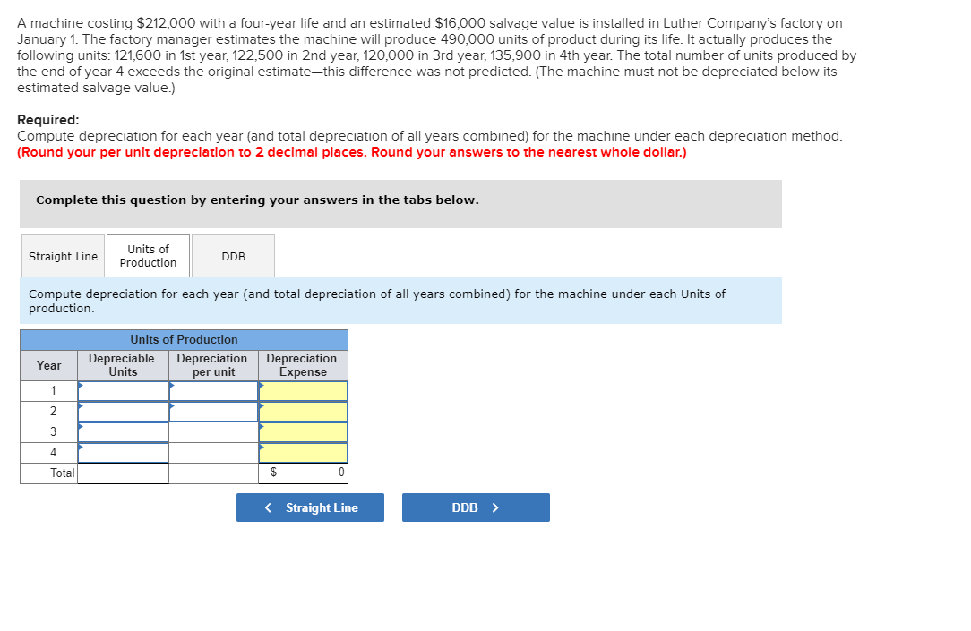 years and have a $44,100 salvage value. By using the equipment in