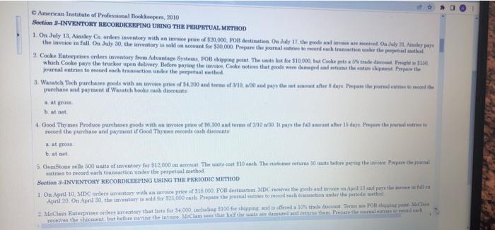 orders on December 27. Indicate which of the orders will be reflected