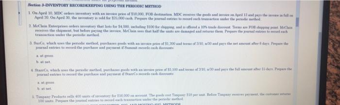 on this year's financial statements a Goods shipped December 28, FOB shipping