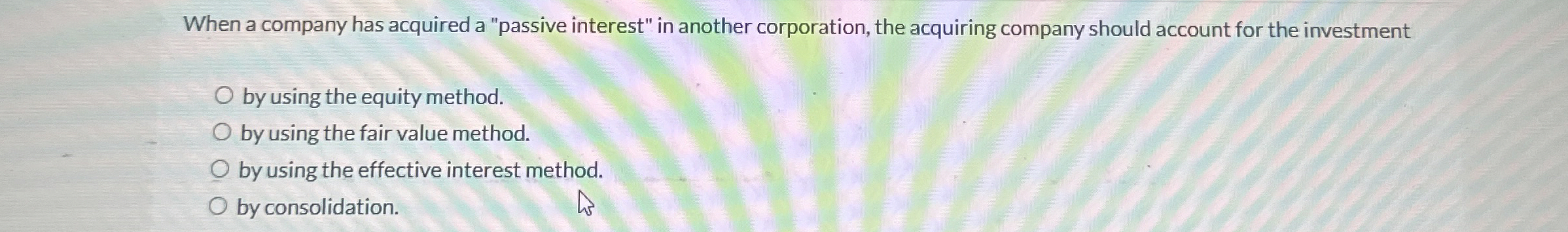  A correct valuation for debt securities is available-for-sale at amortized cost.