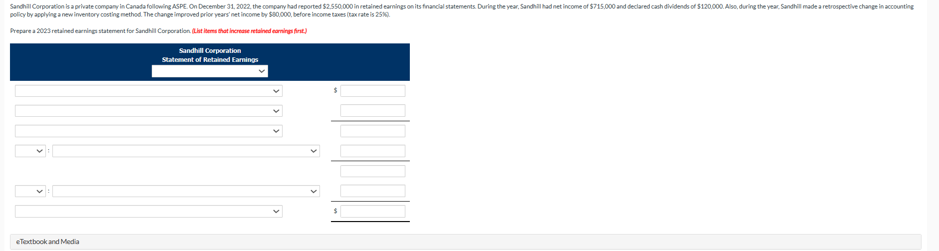  policy by applying a new inventory costing method. The change improved