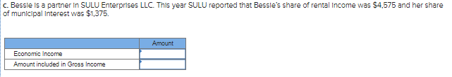 following independent cases, determine whether economic Income is present and, if so,