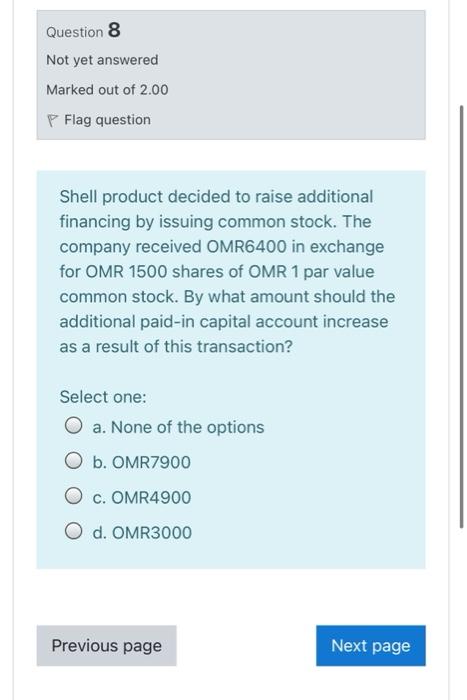 will rate you Question 7 Not yet answered Marked out of 2.00