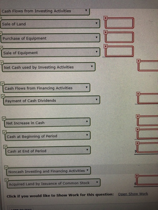 Inventory Prepaid expenses Land Buildings Accumulated depreciation-buildings Equipment Accumulated depreciation-equipment Total S