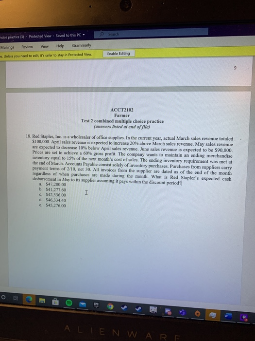  e Sourch hole practice (3) - Protected View - Saved to