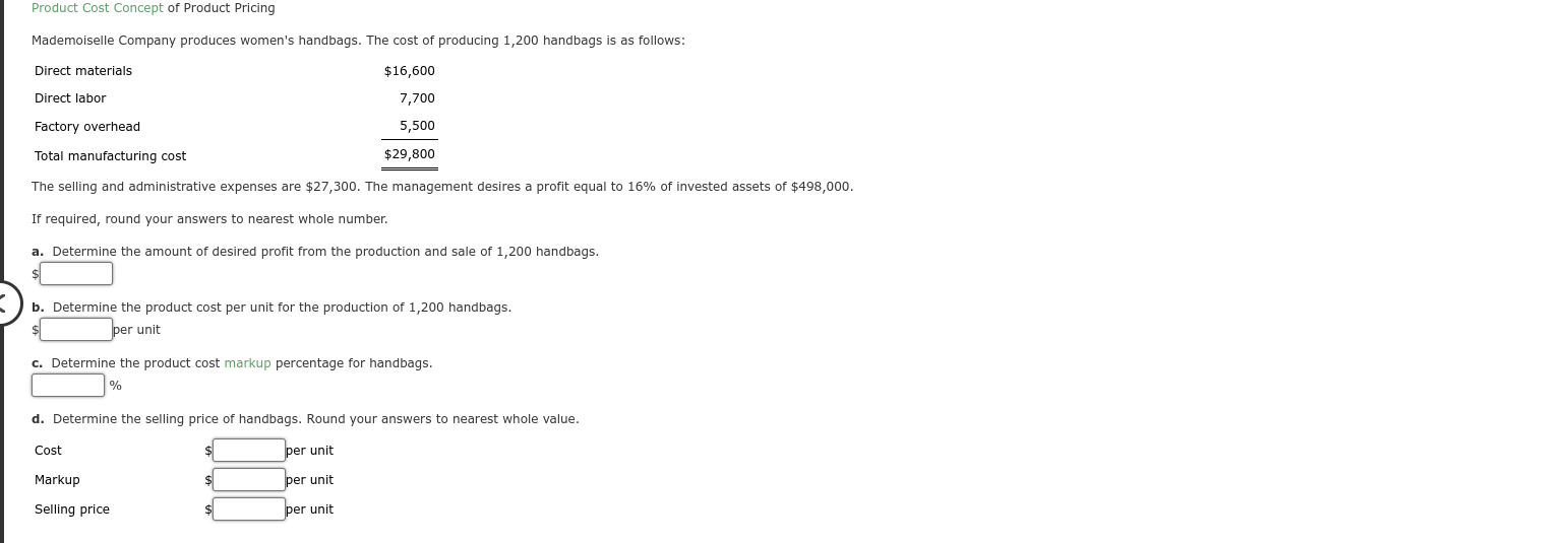 an unfavorable variance as a positive number. controllable variance. Enter a favorable