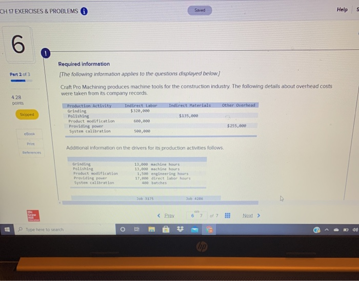  CH 17 EXERCISES & PROBLEMS Saved Help 6 Part 2013 428