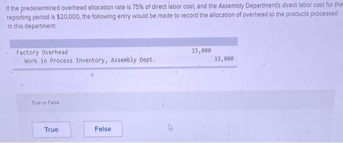 product to the second process. Of these units. 30.000 were in process