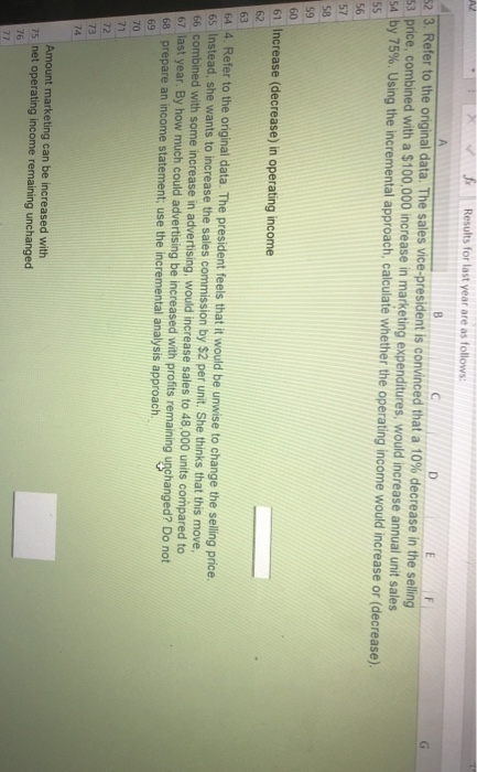 for last year are as follows: D E B 1 Stratford Company