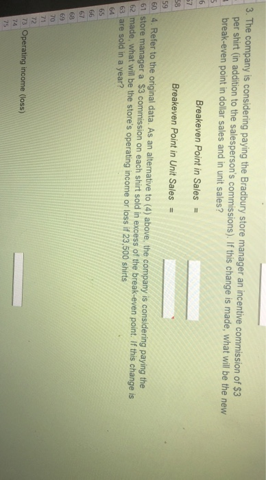 shirts that are all sold at the same A B 1 The