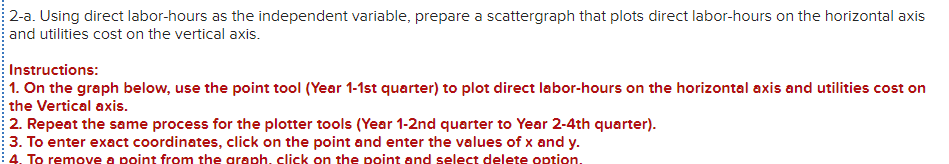 planning and decision-making purposes. The company's cost analyst has concluded that utilities