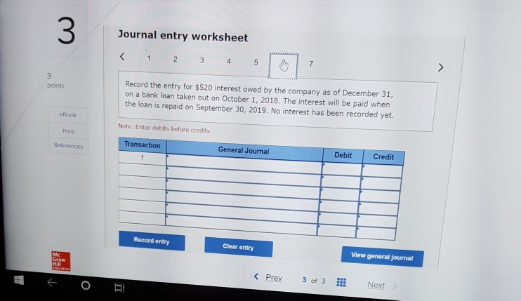 supplies on December 31, 2018 c On December 31, 2018, YY's Garage