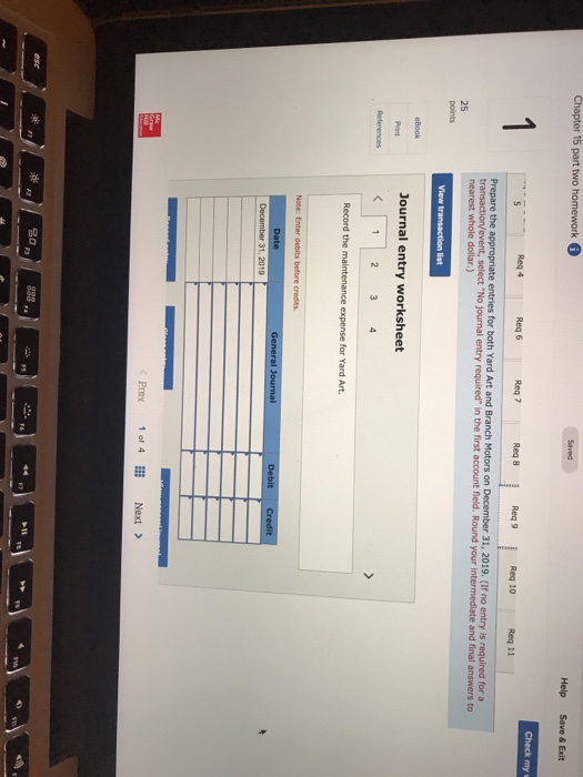 rate for determining payments was 10%. At the end of the four-year
