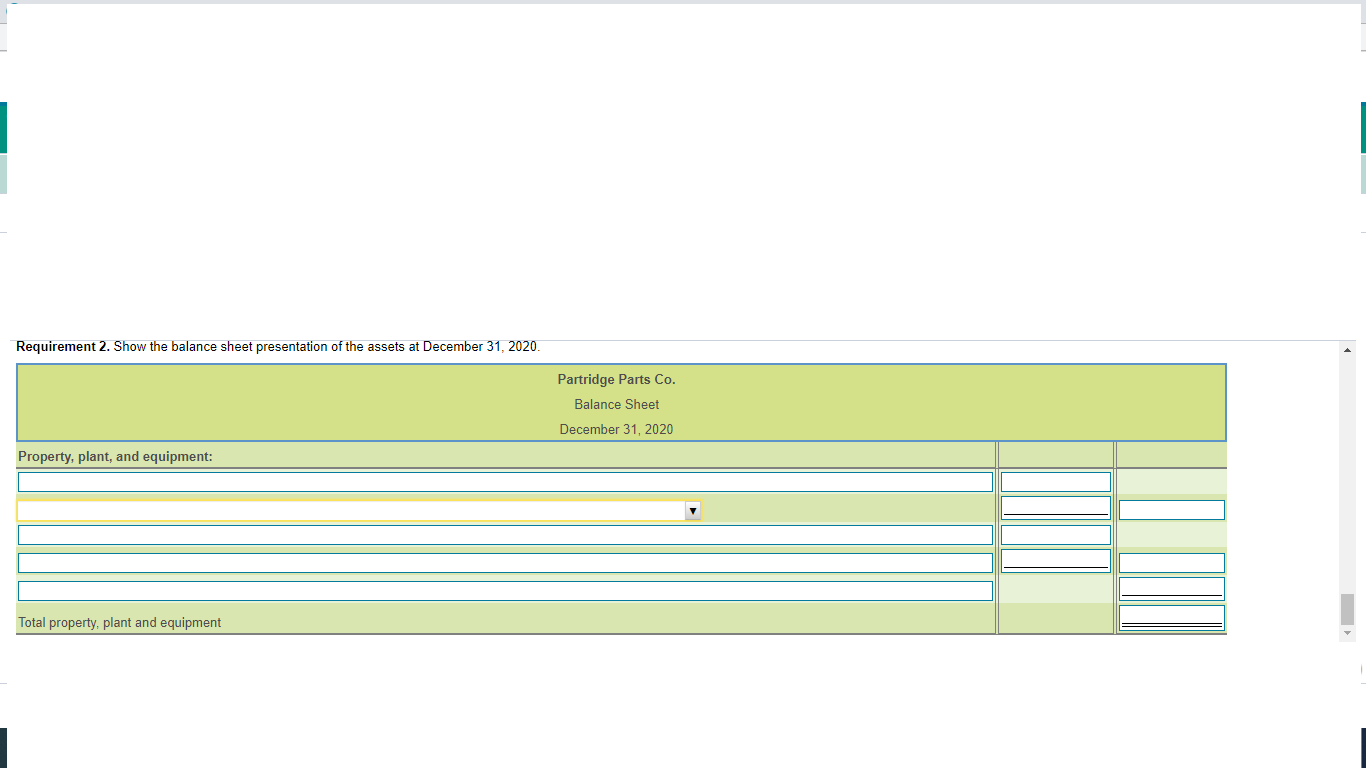 assets from a competitor who was going out of business: Appraised Estimated
