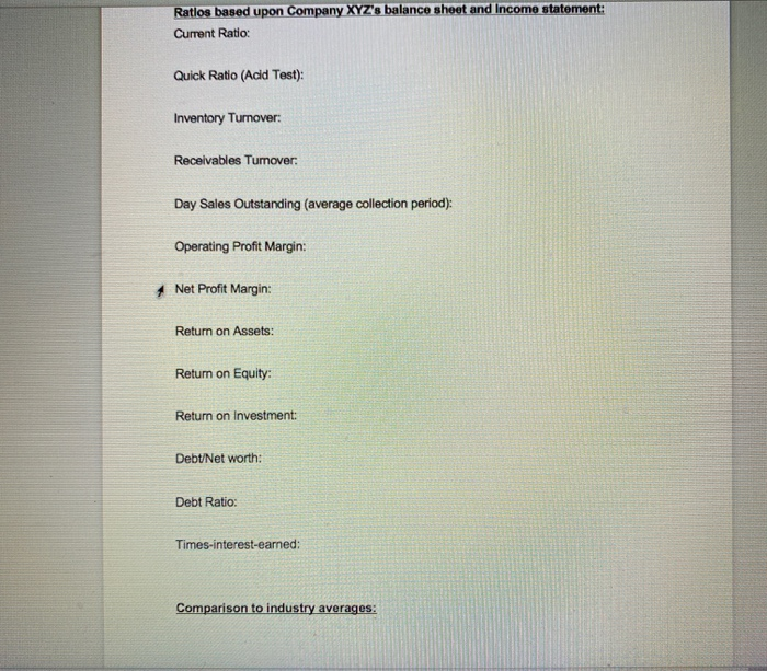 6.0x Acid test (quick ratio) Inventory tumover a. Annual sales b. Cost