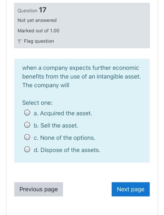 will rate you Question 9 Not yet answered Marked out of 1.00