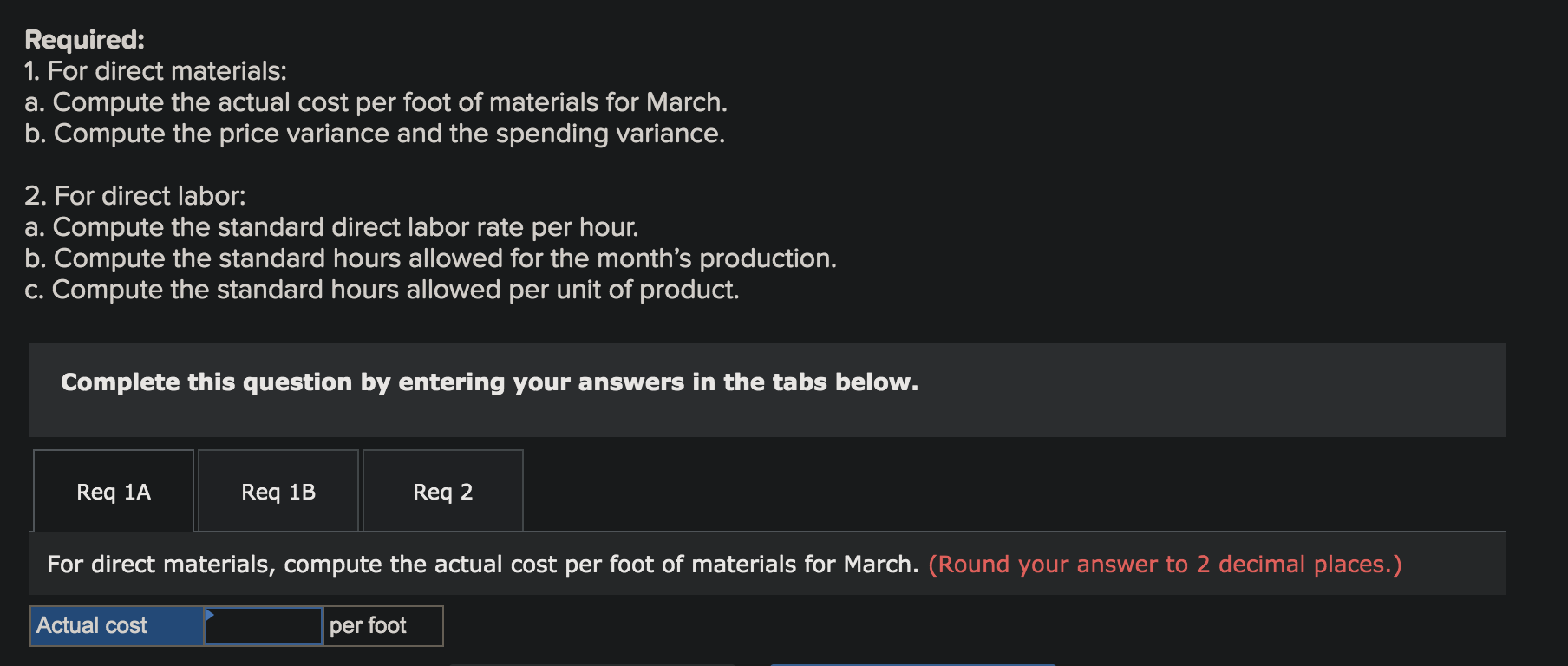 Incomplete Data [LO10-1, LO10-2] Sharp Company manufactures a product for which the