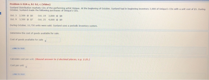  Problem 6-02A a, b1-62,