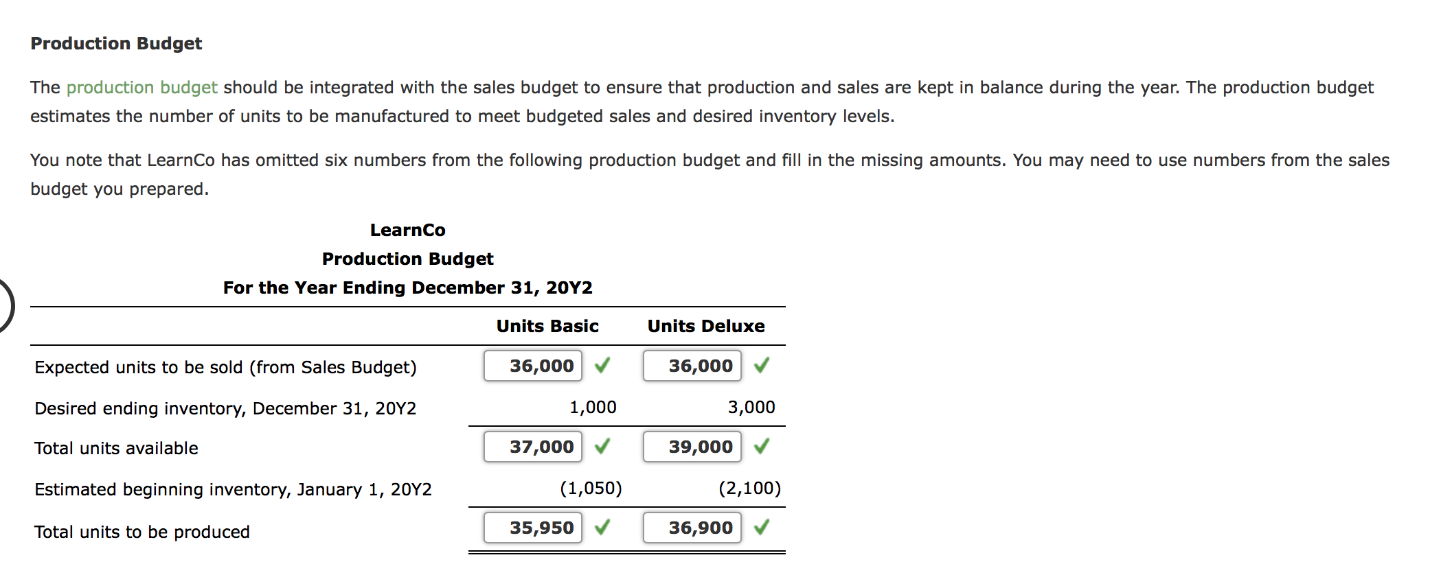 and sells one product, an abacus for classroom use, with two models,