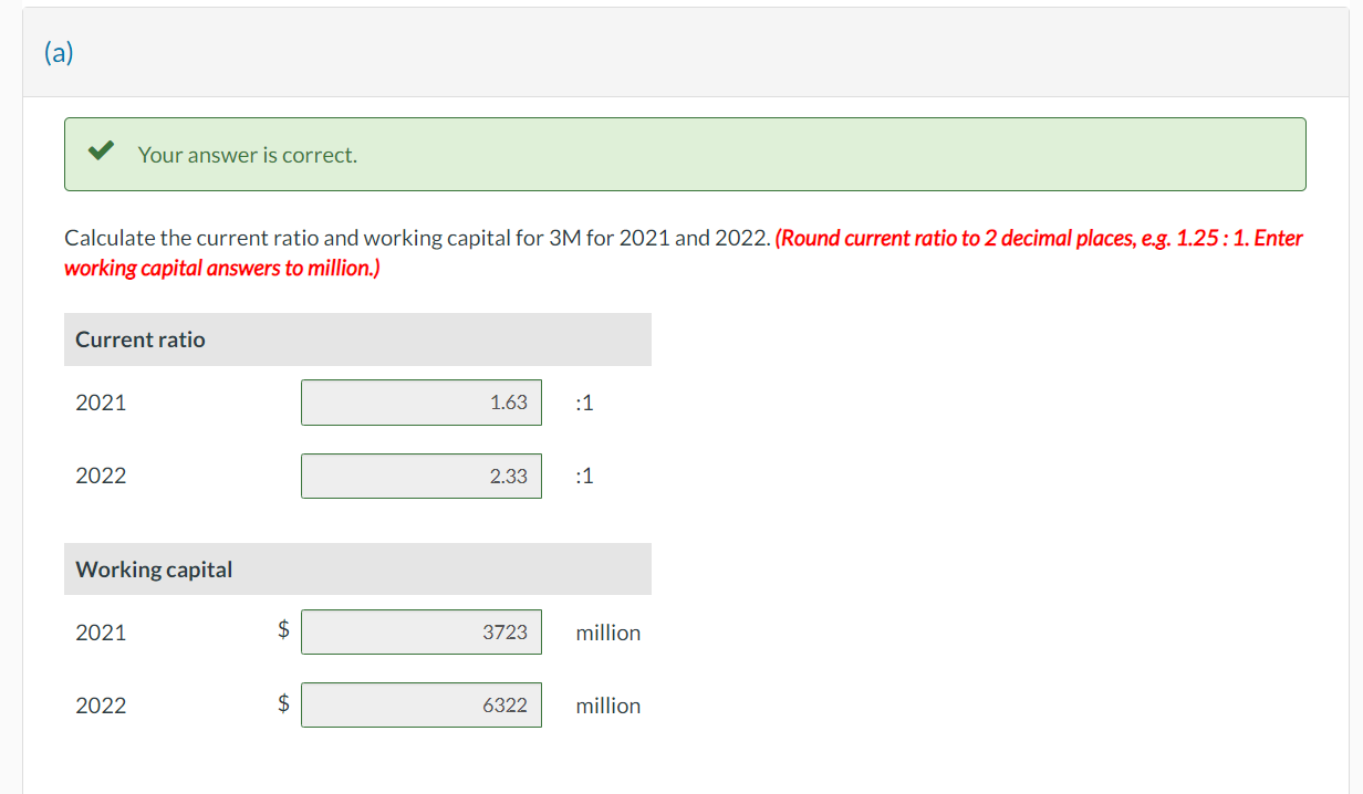 were reported by 3M Company for 2021 and 2022 (dollars in millions).
