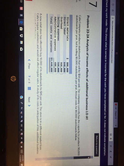  e : This shows what is correct or incorrect for the