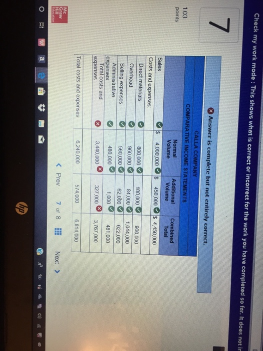 to question 7 Problem 23-2A Analysis of income effects of additional business