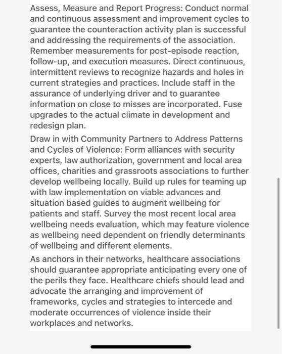 ACHE organizations web site to a workplace scenario. Preferably workplace scenarios should