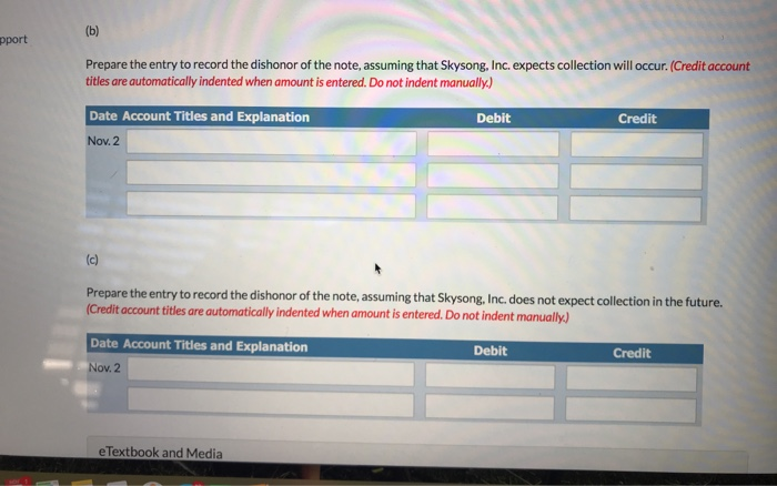 2, Skysong, Inc. lends $52,800 to Chang, Inc., issuing a 6-month, 10%