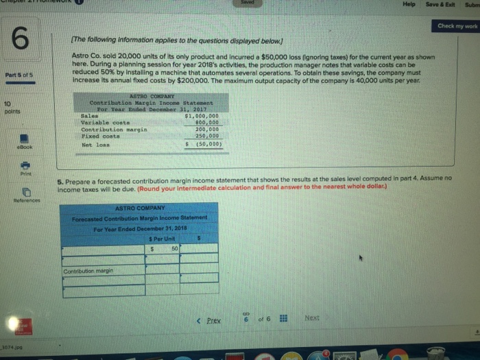  I need help with these problems please Help Save&Exit Subm Check