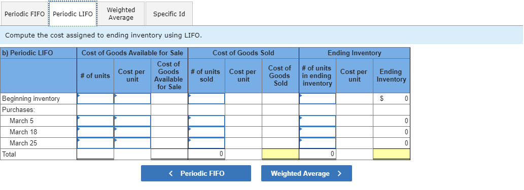 uses a periodic inventory system. It entered into the following purchases and