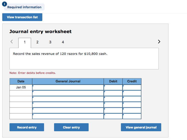 inventory method. The razors have a 90-day warranty that requires the company