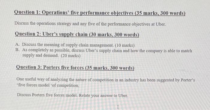 the driver and the passenger. Uber Technologies Inc. Uber is a personal