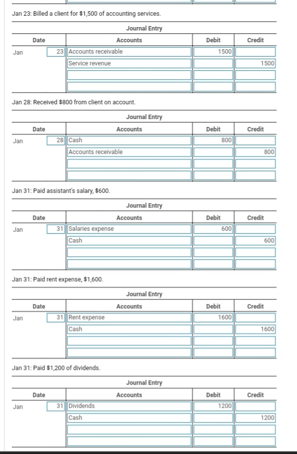 icon to view the transactions.) Read the , then credits. Jan 11: