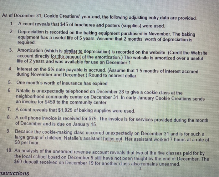 Problem 4 Cookie Creations is gearing up for the winter holiday season.